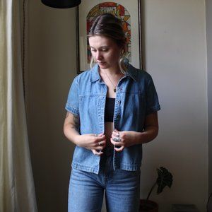 Vintage Denim Button Up